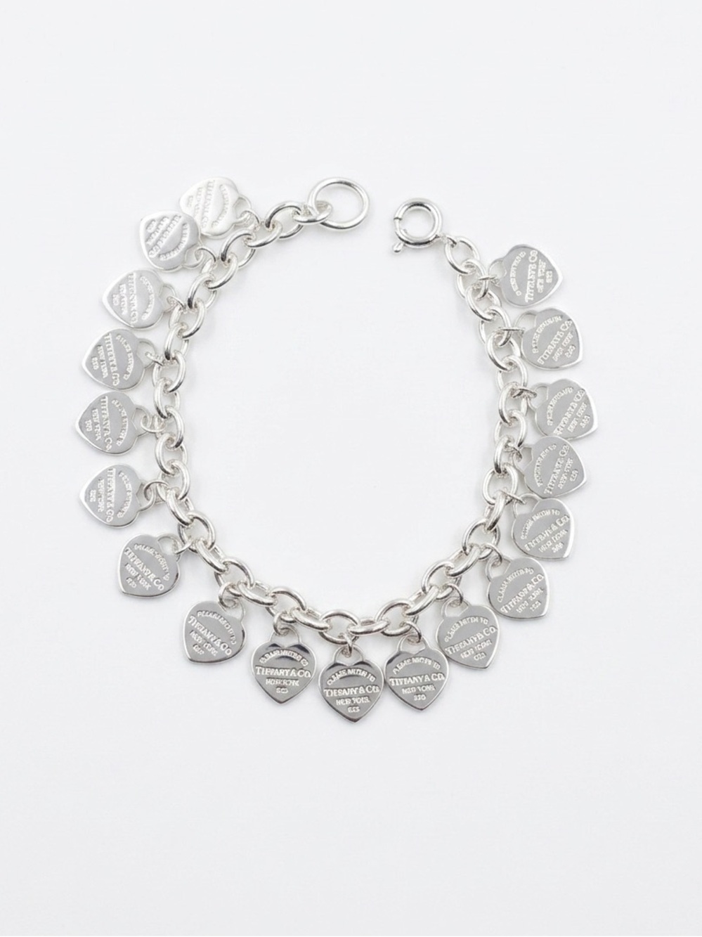 Multi - Silver Heart Charm Bracelet - Picture 6 of 6